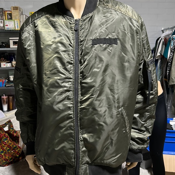 NWT Olive green bomber jacket - BUY ONE GET ONE HALF OFF!  -  WINTER SPECIAL - Picture 1 of 6
